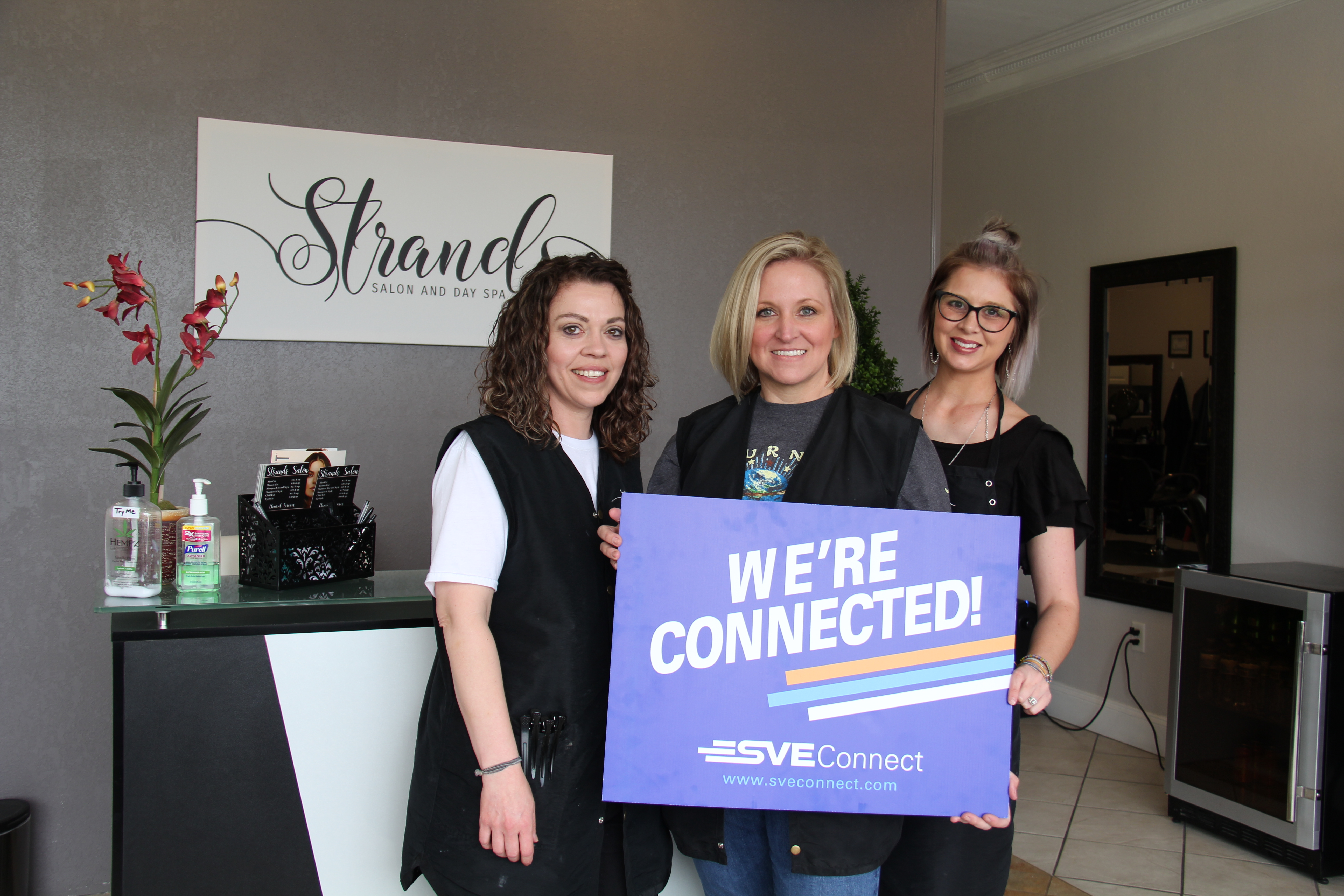 Strands Salon in Jasper is Connected